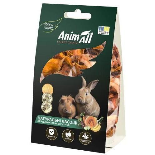 

Лакомства для грызунов AnimAll сушеные морковь и тыква 50 г