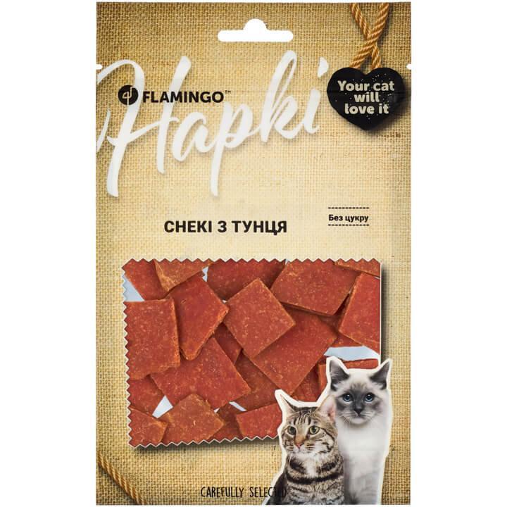 Лакомства для кошек Flamingo снеки с тунцом 50 г фото 1