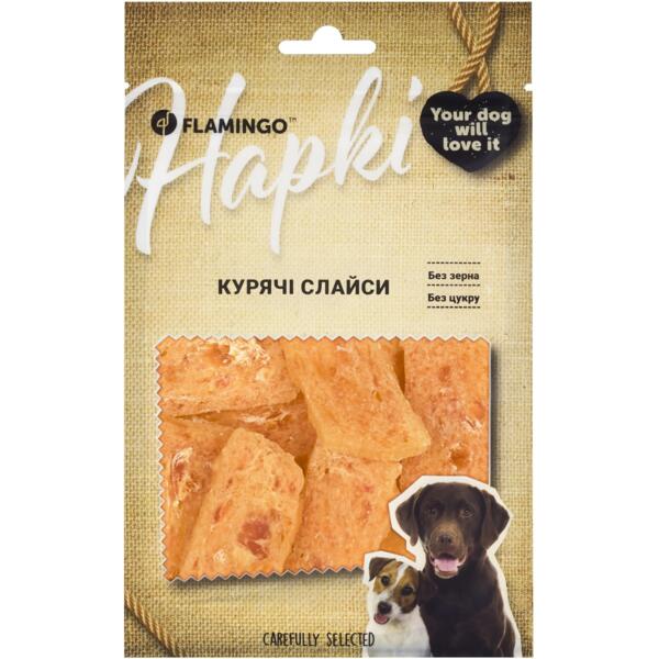 

Лакомства для собак Flamingo куриные слайсы 75 г