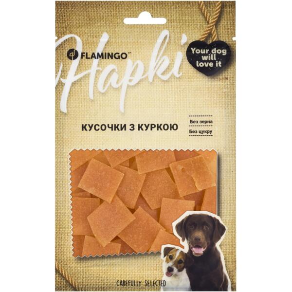 

Лакомства для собак Flamingo кусочки с курицей 75 г
