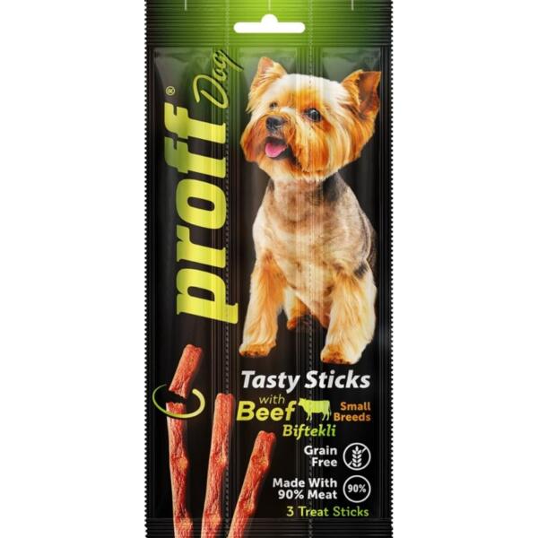 

Лакомства жевательные для собак пород мини Proff Dog стики с ягненком 3 х 5 г