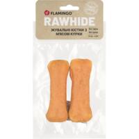 Лакомства жевательные кости для собак Flamingo с мясом курицы 10 см 2 шт 120 г