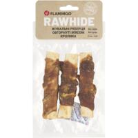 Лакомства жевательные ребра для собак Flamingo с мясом кролика 12 см 3 шт 90 г