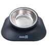Миска AnimAll металлическая черная 420 мл на подставке