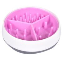 Миска для собак AnimAll 2в1 для медленного питания 600 мл светло-фиолетовая