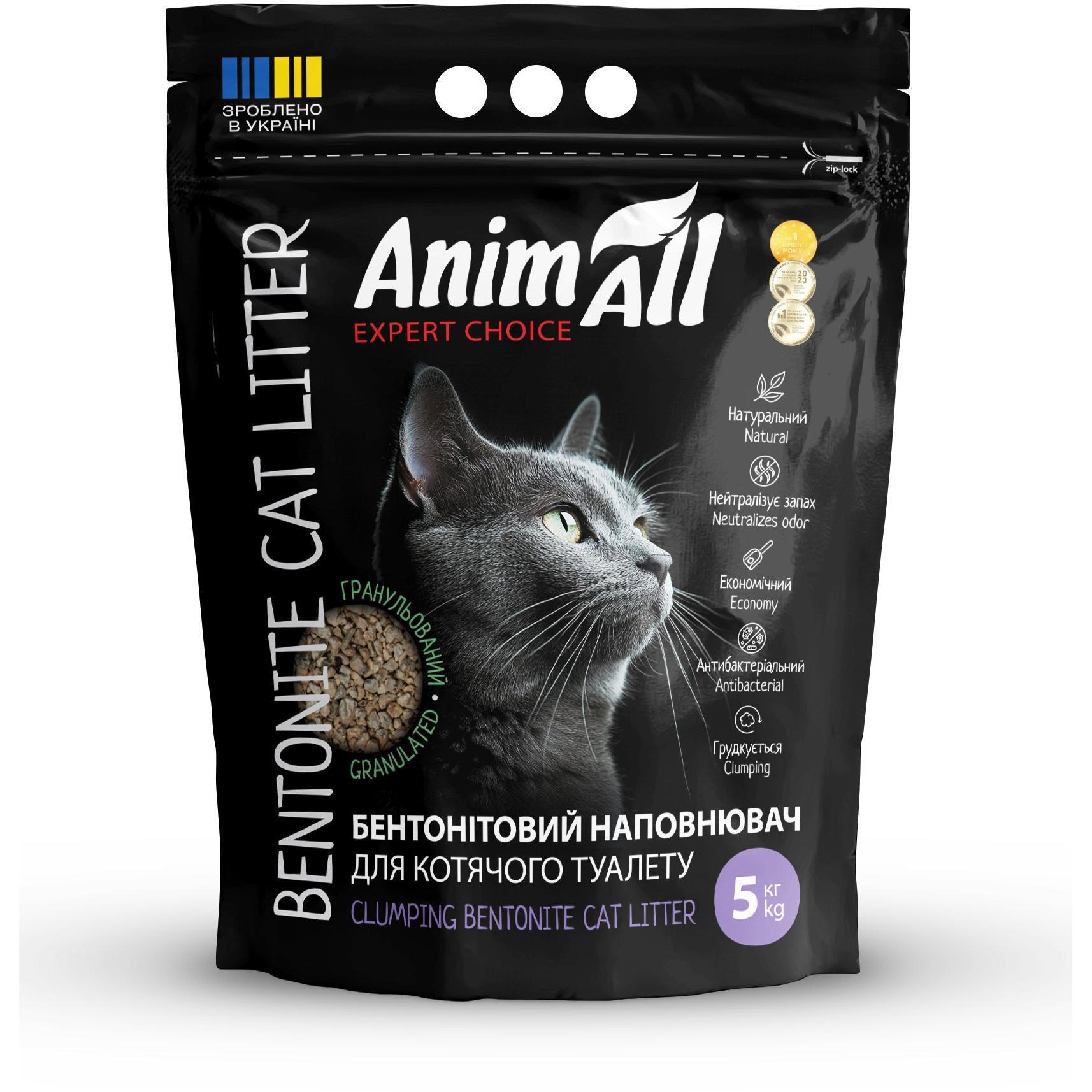 Наповнювач AnimAll Бентонітовий гранульований 5 кгфото1