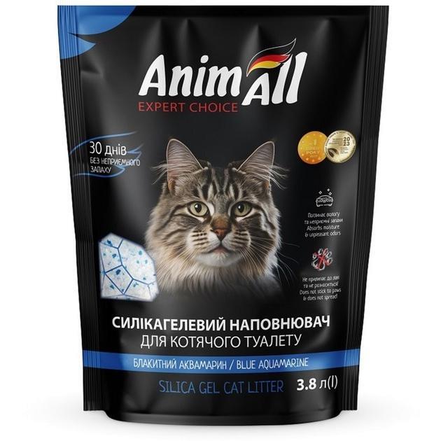 Наповнювач AnimAll силікагель Блакитний аквамарин 3,8 лфото1