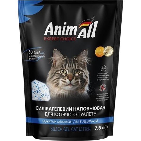 Наповнювач AnimAll силікагель Блакитний Аквамарин 7,6 лфото1