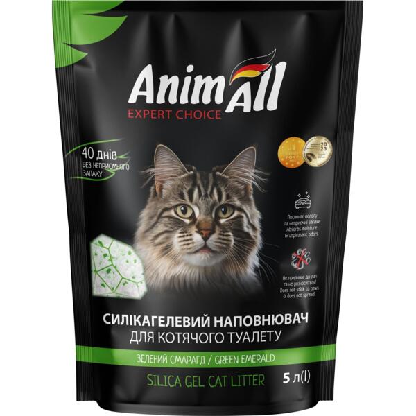 

Наполнитель AnimAll силикагель Зеленый Изумруд 5 л