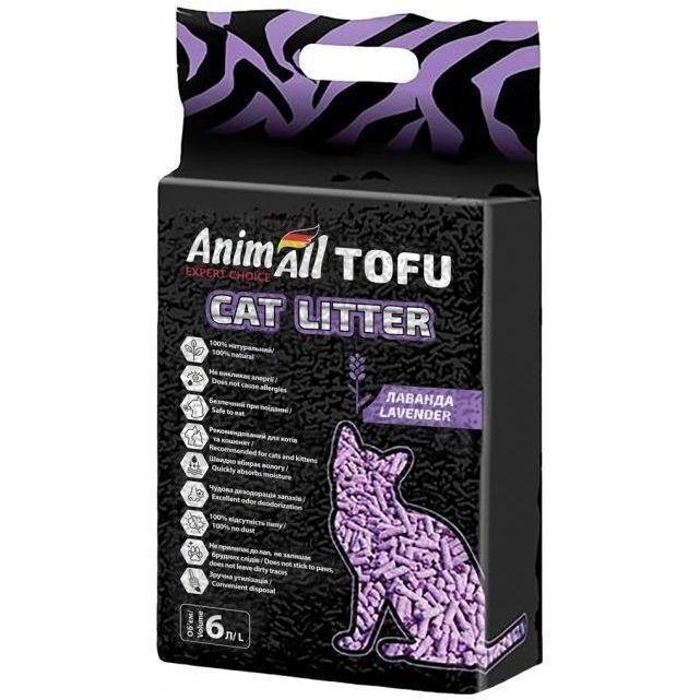 Наповнювач AnimAll Тофу Лаванда 2,6 кг/6 літрівфото1