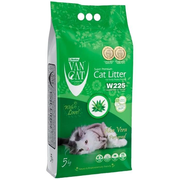 Наповнювач бентонітовий VanCat 5 кг аромат Алоеверафото1