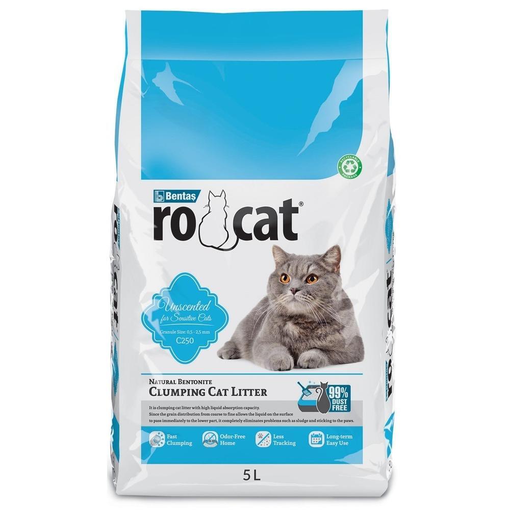 Наполнитель бентонитовый Ro Cat 5 л Классик фото 1