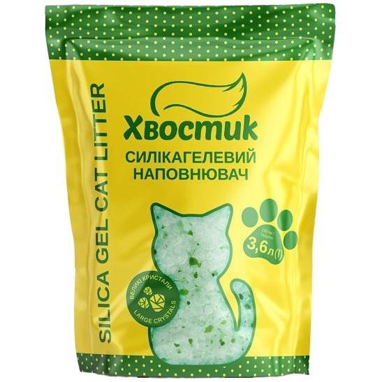 

Наполнитель Хвостик силикагель крупный с зелеными гранулами 3.6 л