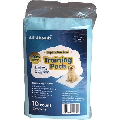 Пелюшки All Absorb Basic 60x90 см 10 штукфото1