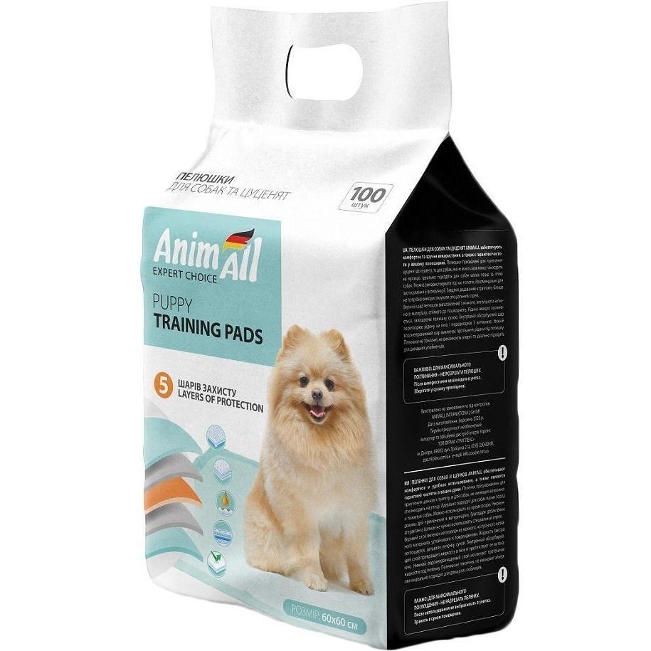 Пелюшки AnimAll 60x60 см 100 штукфото