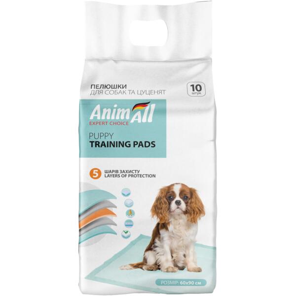 

Пеленки AnimAll 60x90 см 10 штук