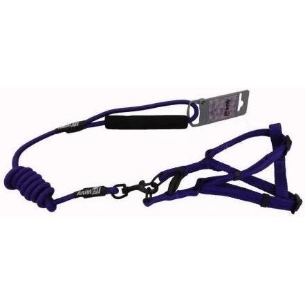 Повідець+шлея AnimAll HJ-Y304-LH Deep purple 8x1200x15mmфото1