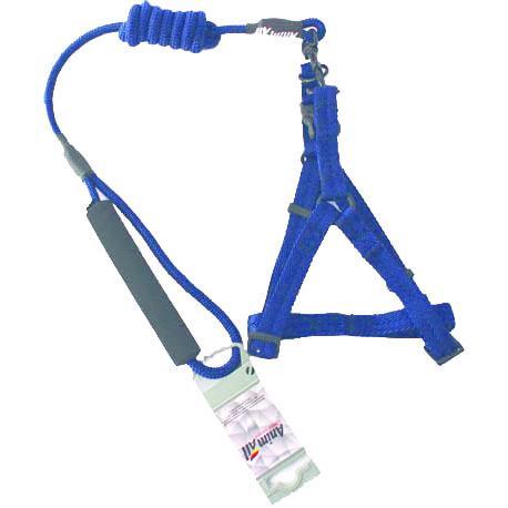 

Поводок+шлейка AnimAll HJ-Y304-LH Navy 8x1200x15 мм