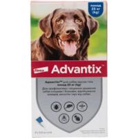 Противопаразитарные капли для собак больше 25 кг Bayer Advantix 4 мл 4 капли