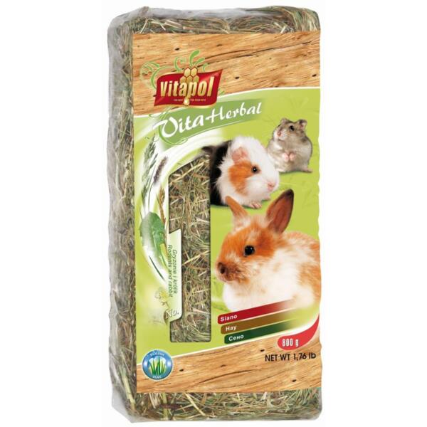 

Сено для грызунов Vitapol 800 г