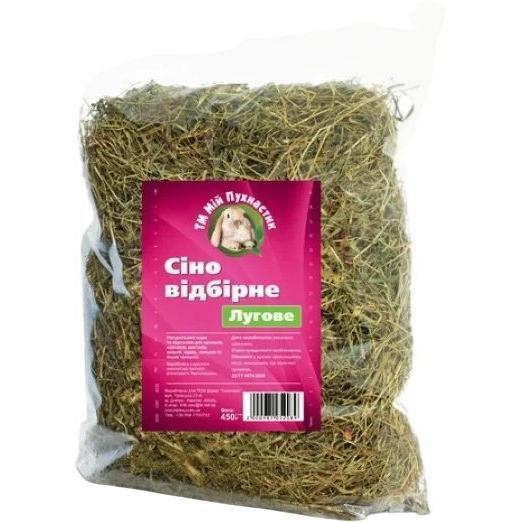 Сено луговое отборное Мій Пухнастик 450 г фото 1