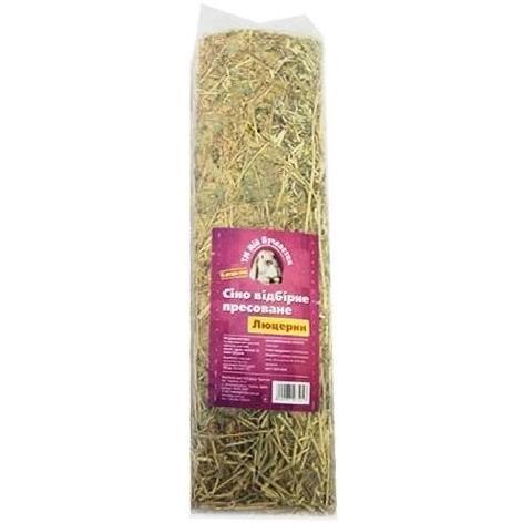 

Сено люцерна прессованное Мій Пухнастик 1 кг