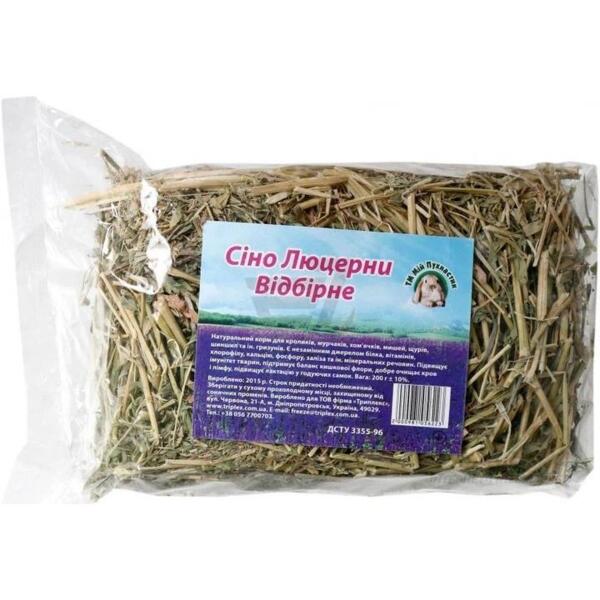 

Сено люцерны отборное Мій Пухнастик 200 г