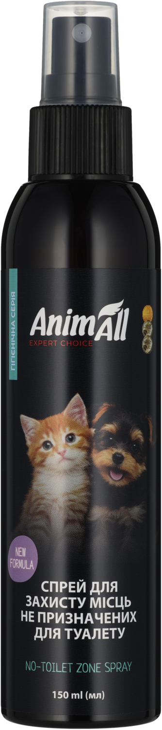 Спрей для кошек и собак AnimAll Защита мест, не предназначенных для туалета 150 мл