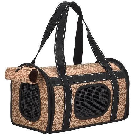 Сумка-переноска AnimAll Жорстка HJ-131 48х25х29 см шоколадфото1