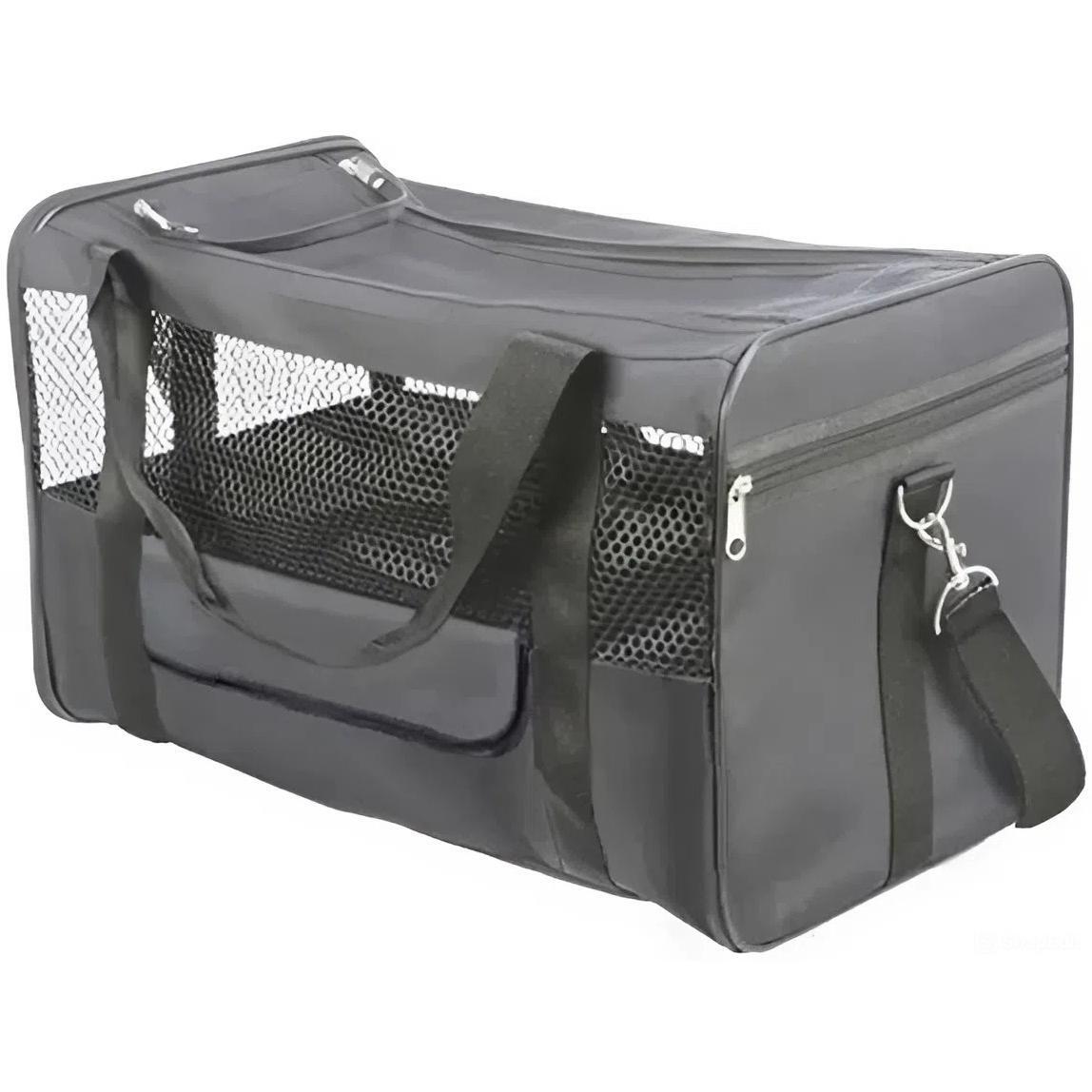 Сумка-переноска AnimAll М’яка CH-9009 42х30х30 см сірафото