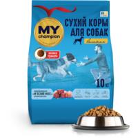Сухой корм для крупных собак My Champion мясной микс 10 кг