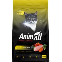 Сухой корм для кошек AnimAll полнорационный со свежей курицей 12 кг