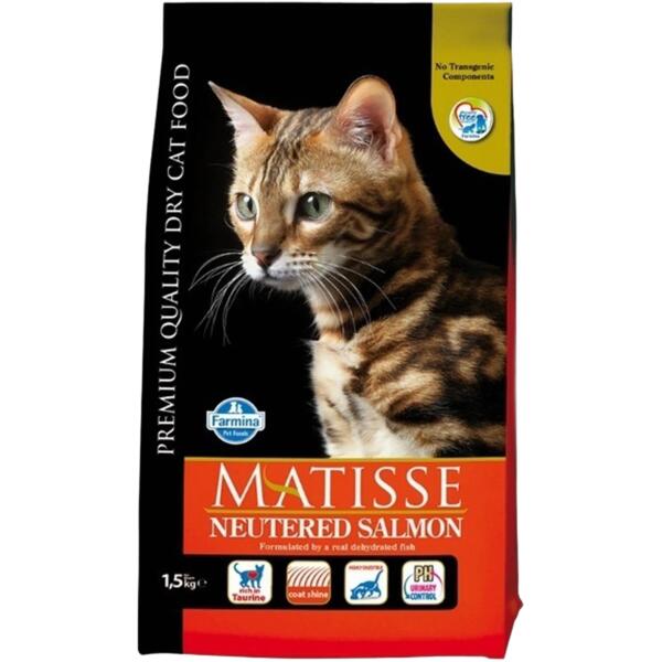 

Сухой корм для кошек Farmina Matisse Neutered salmon с лососем 1.5 кг