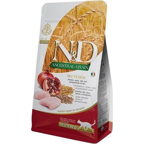 

Сухой корм для кошек Farmina N&D Low Grain Neutered Chicken Adult 5 кг