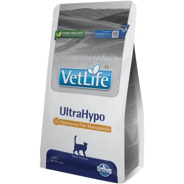 

Сухой корм для кошек Farmina Vet Life Ultrahypo диетическое питание при пищевой аллергии 2 кг