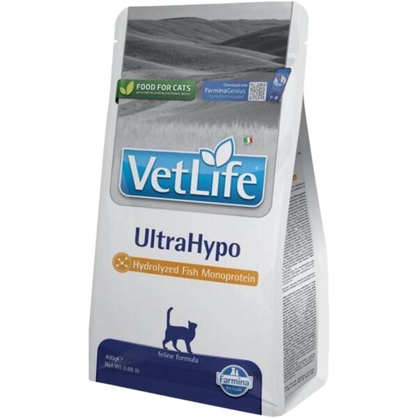 

Сухой корм для кошек Farmina Vet Life Ultrahypo диетическое питание при пищевой аллергии 400 г