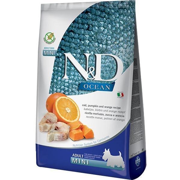 

Сухой корм для собак Farmina N&D Grain Free Adult Mini с треской и апельсином 7 кг