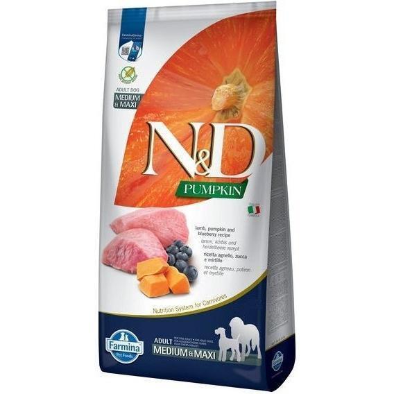 

Сухой корм для собак Farmina N&D Grain Free Pumpkin Lamb & Blueberry Adult Medium & Maxi 2.5 кг