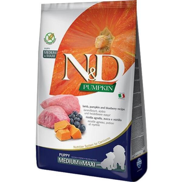 

Сухой корм для собак Farmina N&D Grain Free Pumpkin Lamb & Blueberry Puppy Medium & Maxi 2.5 кг