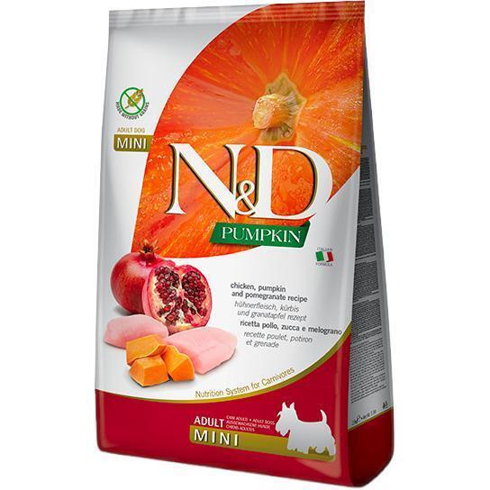 

Сухой корм для собак Farmina N&D Grain Free Pumpkin Chicken & Pomegranate Adult Mini 800 г