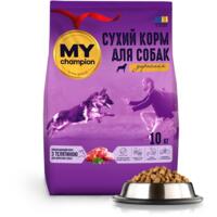Сухой корм для собак My Champion с телятиной 10 кг