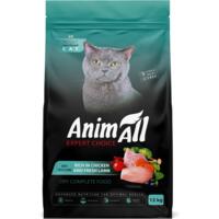 Сухой корм для стерилизованных кошек AnimAll полнорационный с курицей и свежей ягнятиной 12 кг