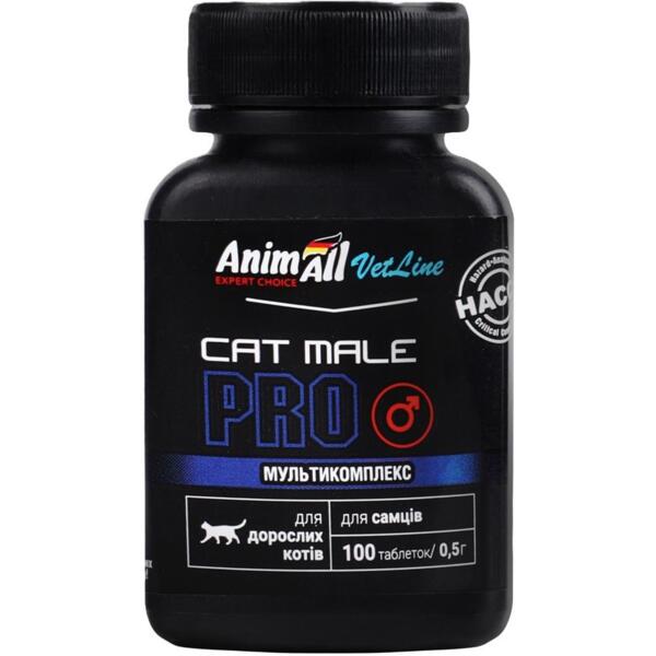 

Таблетки для взрослых кошек AnimAll VetLine Cat PRO 0,5 г х 100 таб