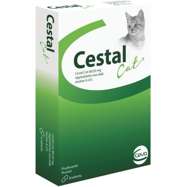 

Таблетки для кошек Ceva Cestal Cat антигельминтные 8 таб