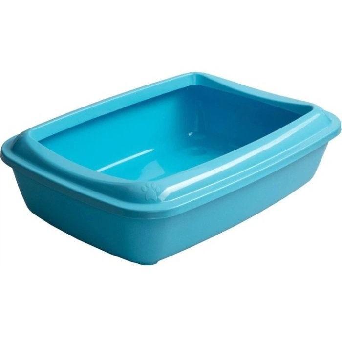 Туалет для кошек AnimAll голубой с лопаткой CNR-106 50x37x13.5 см фото 1