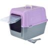 Туалет для кошек закрытый AnimAll фиолетовый CNR-143 52x37x48 см