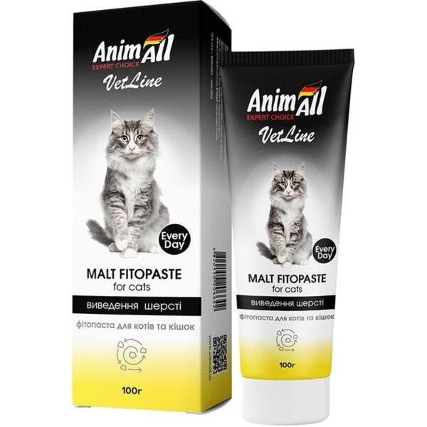 

Фитопаста для кошек AnimAll VetLine для выведения шерсти 100 г