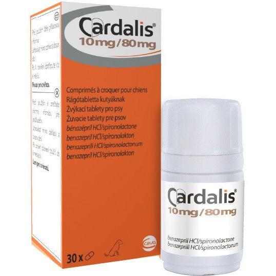 

Таблетки Ceva Cardalis 10 мг/80 мг 604 мг 30 таб