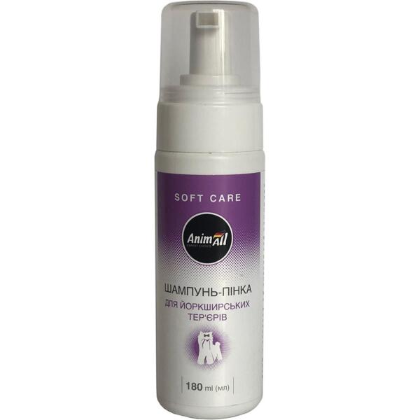 

Шампунь-пенка для собак AnimAll породы Йоркширский терьер 180 мл