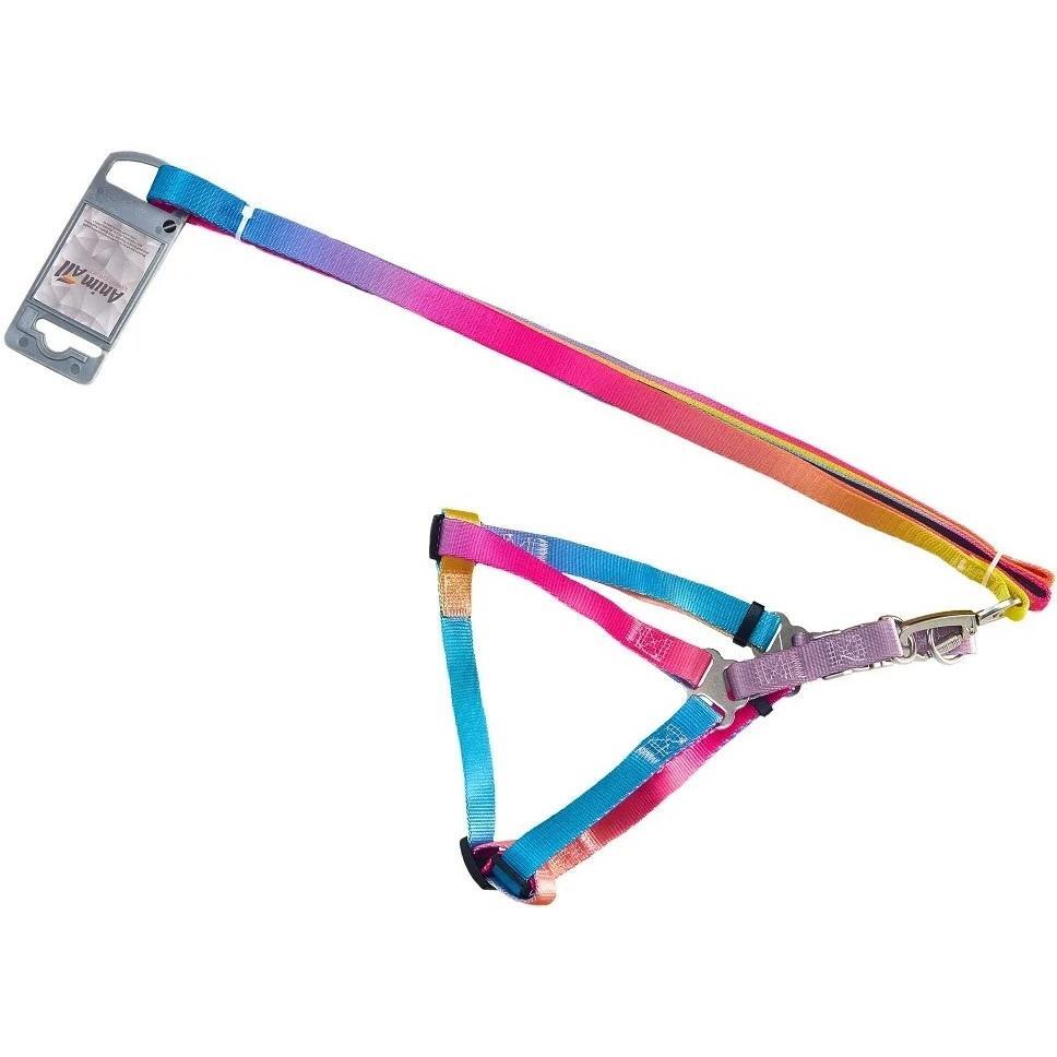 Шлея+повідець для собак AnimAll panton 1 15/300-400/1800 ммфото1